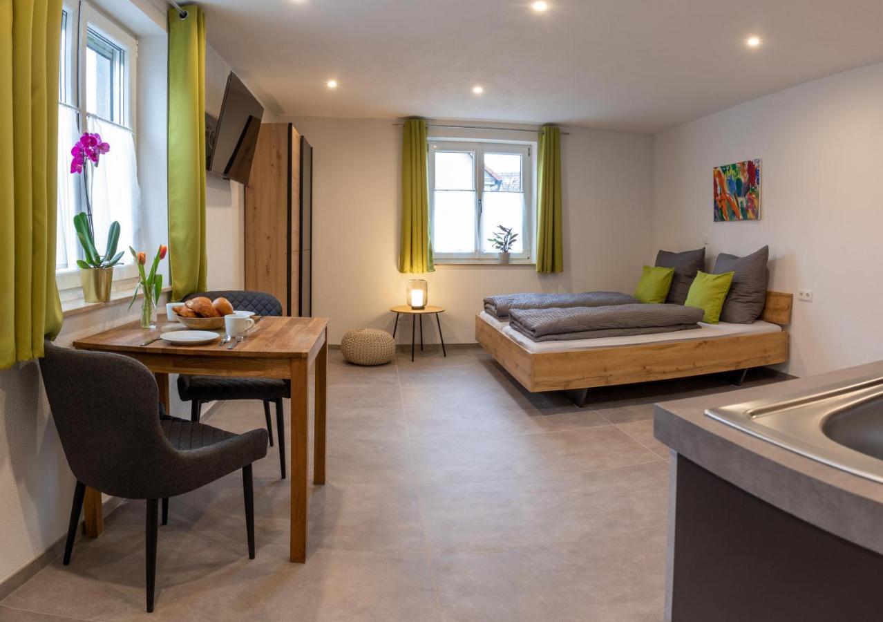 Apartment Alte Raiffeisenkasse Rothenburg Ob Der Tauber Ngoại thất bức ảnh